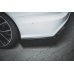 Накладки сплиттеры боковые на задний бампер на Audi RS6 C7